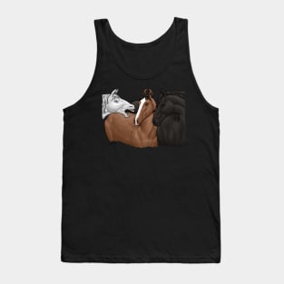 Gossiping Horses Tank Top